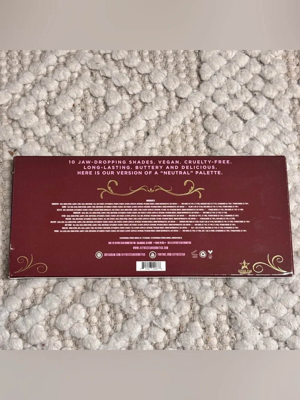Discontinued JEFFREE STAR ANDROGYNY PALETTE -NIB
